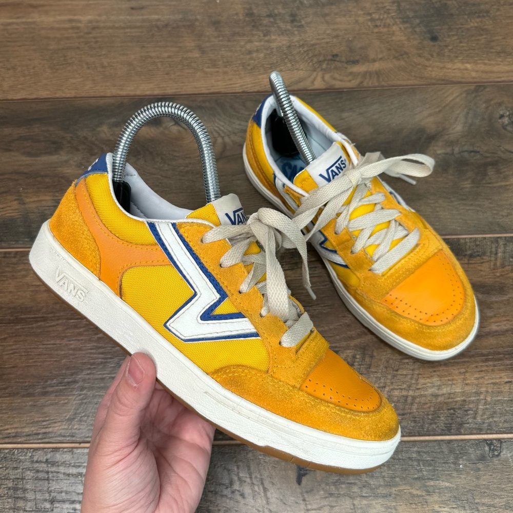 Vans Lowland Comfort Cushion Serio Collection Yellow Skate Shoes Women’s Size 6